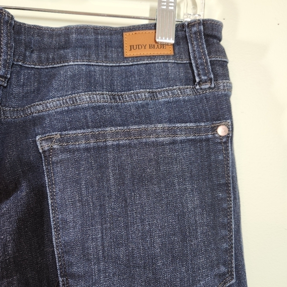 Judy Blue Jeans Stretch Waist Skinny Fit Button Fly, sz 31 - Picture 4 of 8